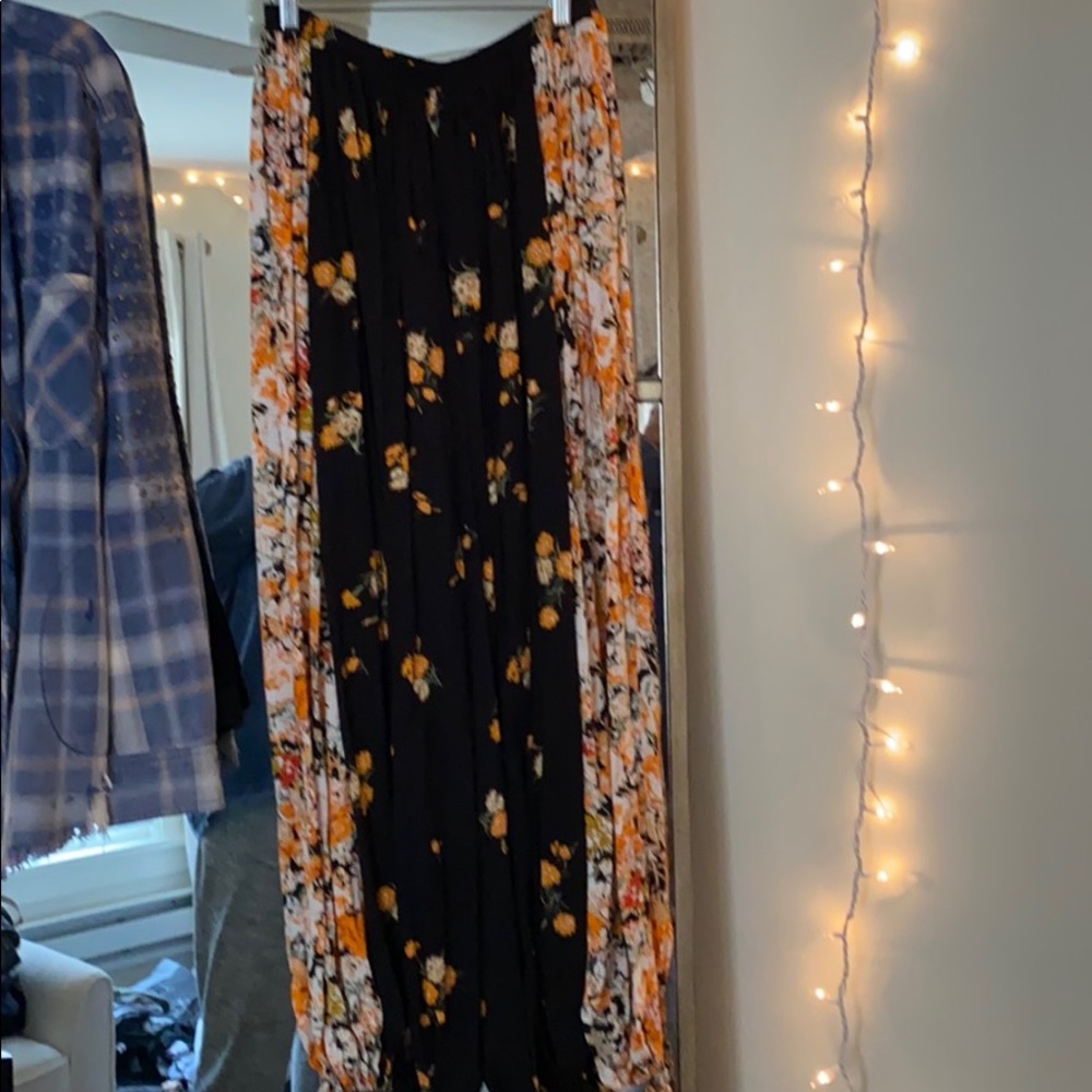 Free people bell bottom flowy pants